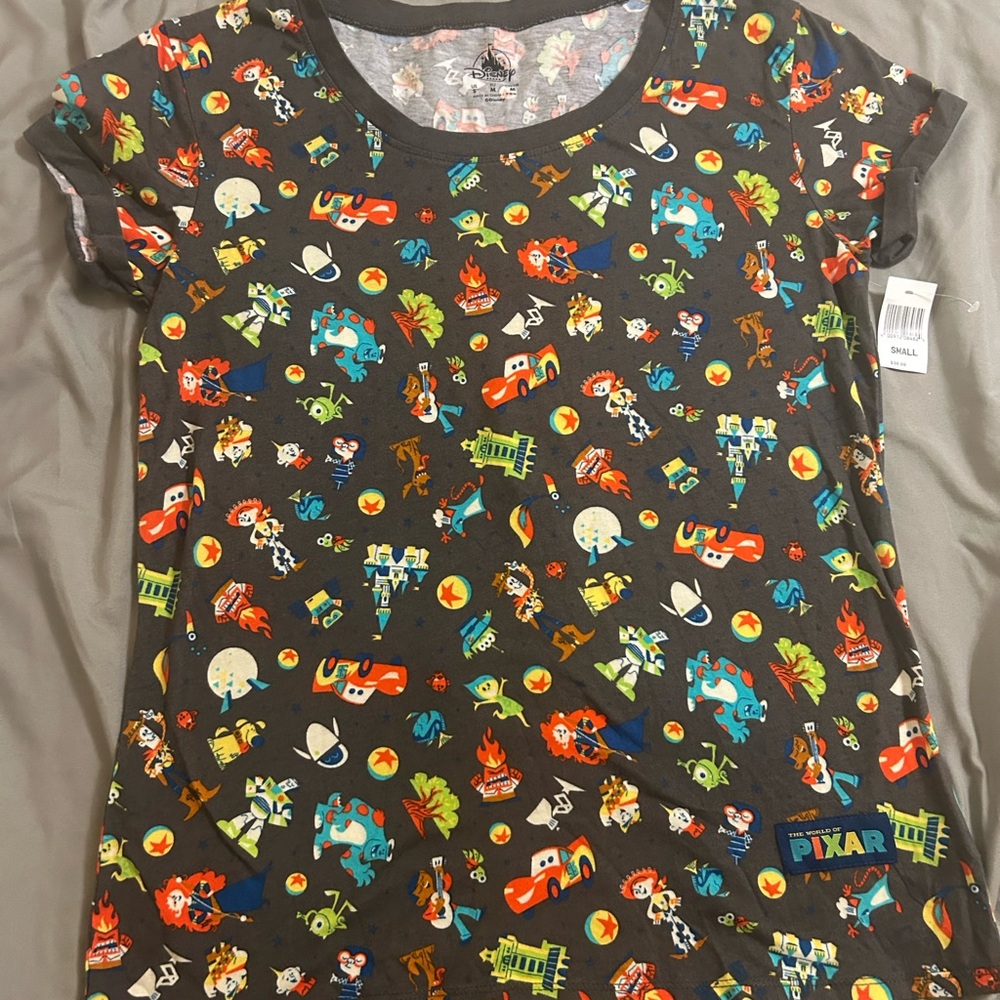 Disney world of Pixar women graphic T-Shirt
